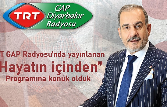 Başkan Alan, TRT GAP Radyosuna Konuk Oldu