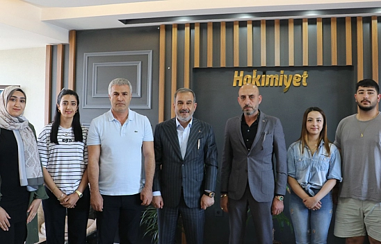 Başkan İdris Alan'dan Hakimiyet Gazetesi'ne Ziyaret