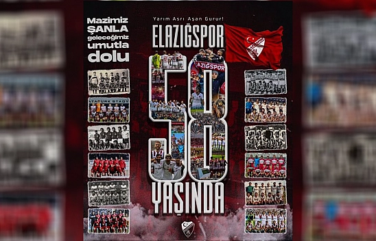 Başkan Şerifoğulları Elazığspor'umuzun 58'inci yaşını kutladı
