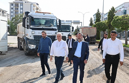 Başkan Şerifoğulları, Bayramda da sahadaydı