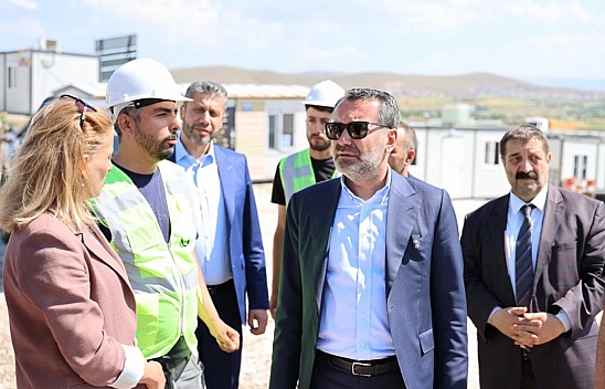 Başkan Şerifoğulları GES sahasında incelemelerde bulundu