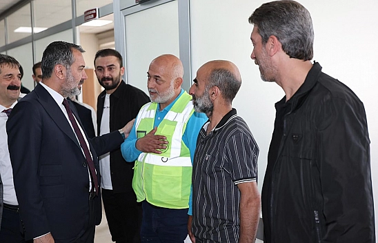 Başkan Şerifoğulları, Personelle Bayramlaştı