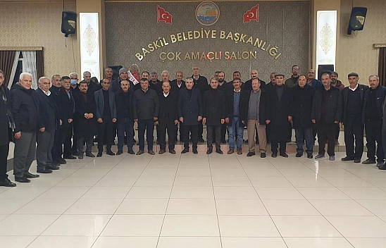 Baskil Belediye Başkanı Tuncer Turus çalışmalarını sürdürüyor