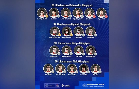 Bilim Olimpiyatlarında Türkiye rüzgarı