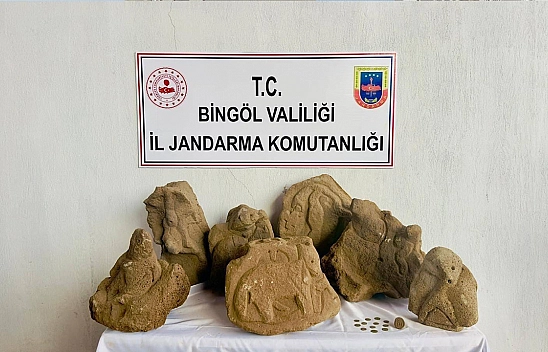 Bingöl'de kaçak tarihi eser operasyonu