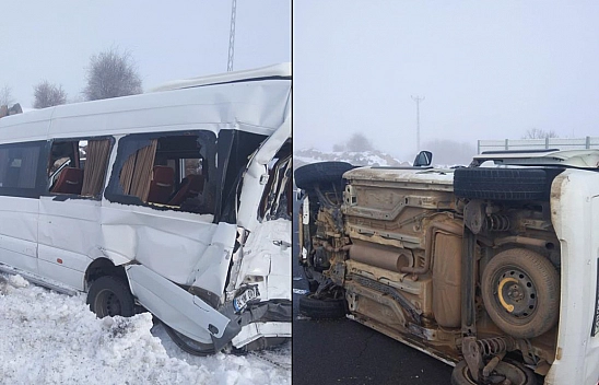 Bingöl-Elazığ Yolunda Korkutan Kaza!