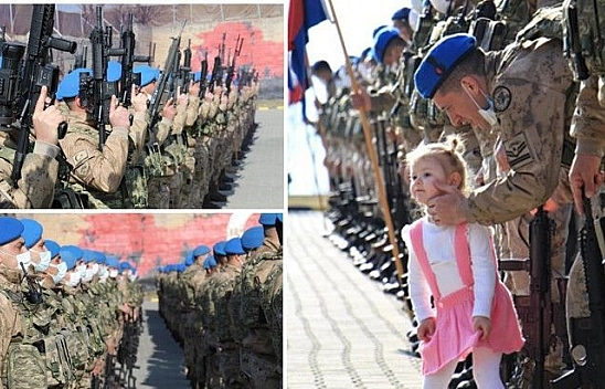 Bir tarafta gurur, bir tarafta hüzün, JÖH timleri Suriye'ye uğurlandı