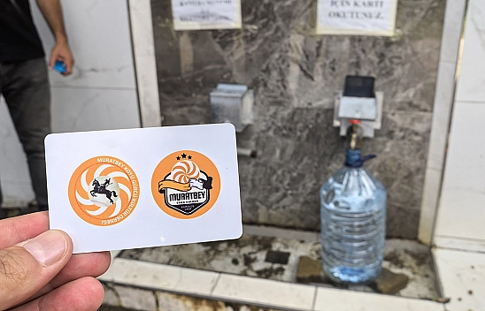 Bu Köydeki Çeşmeler Kartla Çalışıyor