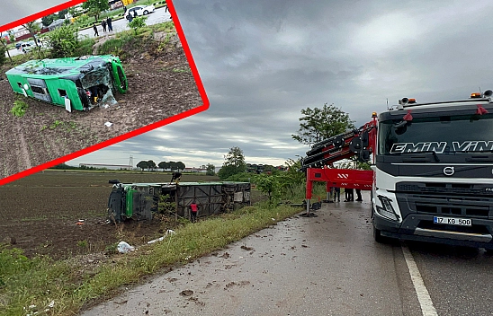 Çanakkale'de feci kaza: 46 yaralı