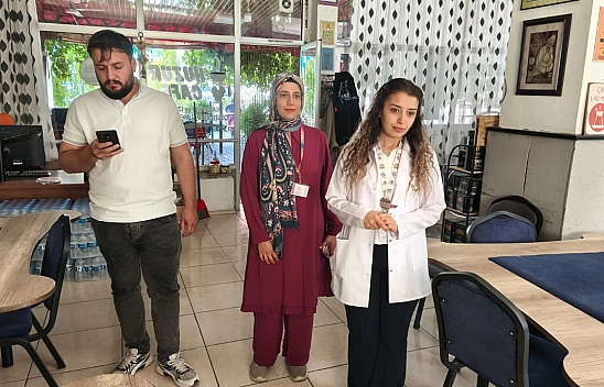 Çemişgezek'te kapalı alanlarda sigara denetimi yapıldı