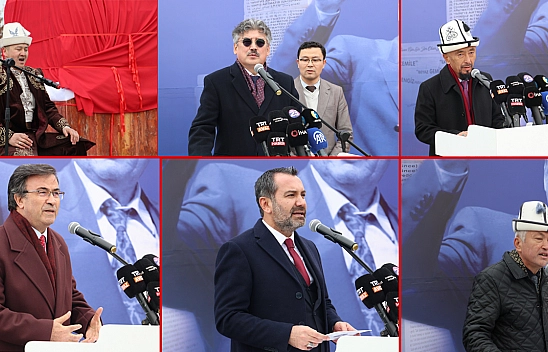 Cengiz Aytmatov Millet Bahçesi ve Anıtı Görkemli Bir Törenle Açıldı