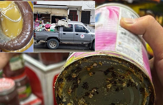 CİMER ihbarı sonrası markette şok görüntü: 4 kamyonet ürün