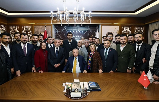 Cumhurbaşkanı Erdoğan, AK Parti Elazığ İl Başkanlığı'nı Ziyaret Etti