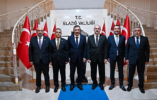 Cumhurbaşkanı Yardımcısı Cevdet Yılmaz Elazığ'a Geldi
