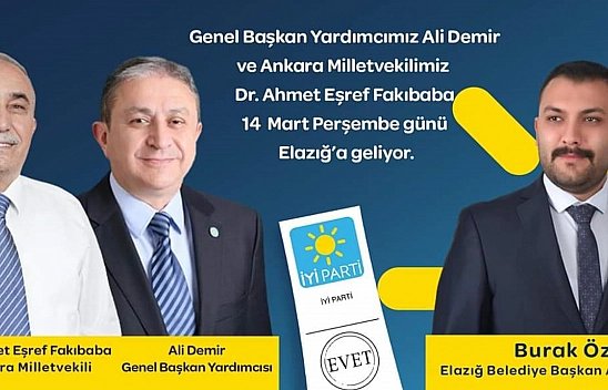 Demir ve Fakıbaba Elazığ'a Geliyor