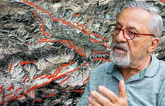 Deprem oldu: Prof. Dr. Naci Görür komşu ili uyararak bu fay hattını gösterdi