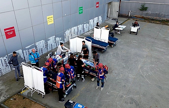 Deprem Tatbikatı Gerçeği Aratmadı