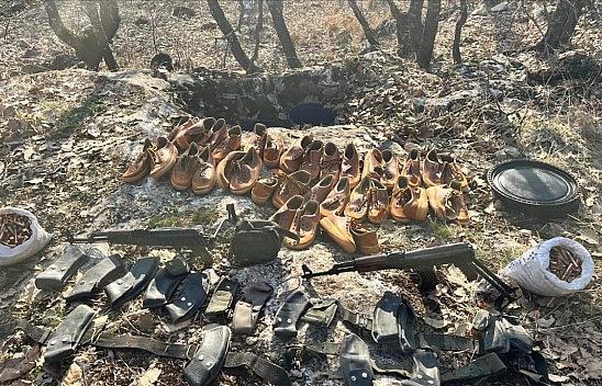 Diyarbakır'da terör örgütüne ait malzemeler ele geçirildi