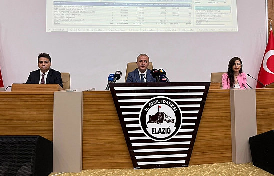 Elazığ'a 2025 yılında 945 projede 55 milyarlık yatırım