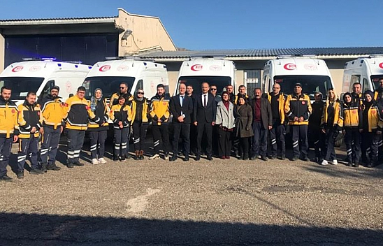 Elazığ'a 6 yeni ambulans müjdesi