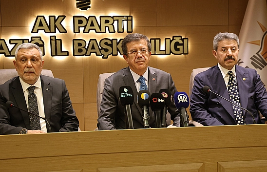 Elazığ'a gelen AK parti genel başkan yardımcısı Zeybekci açıklamalarda bulundu