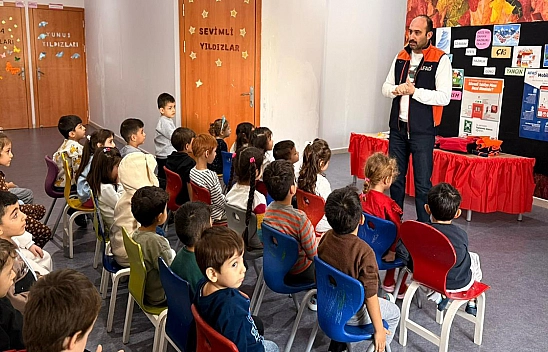 Elazığ AFAD'tan Tunceli'de miniklere afet farkındalık eğitimi