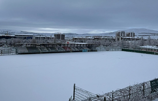 Elazığ amatörüne kar engeli