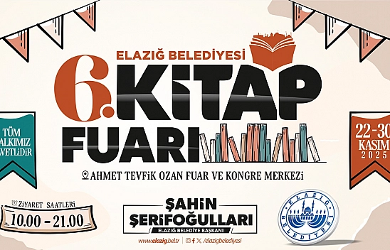 Elazığ Belediyesi 6. Kitap fuarı başlıyor