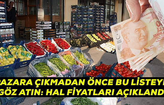 Elazığ Belediyesi hal fiyatlarını duyurdu: İşte sebze ve meyve fiyatlarında son durum