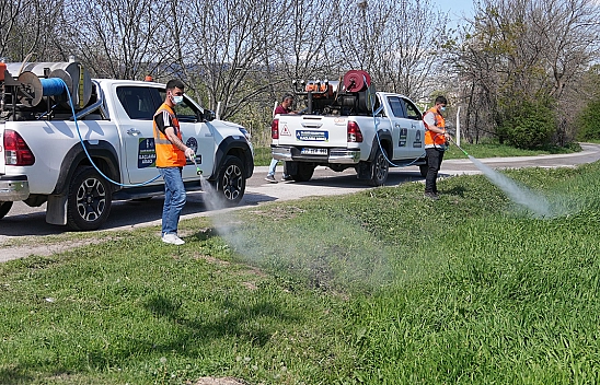 Elazığ Belediyesi ilaçlama çalışmalarına hız verdi