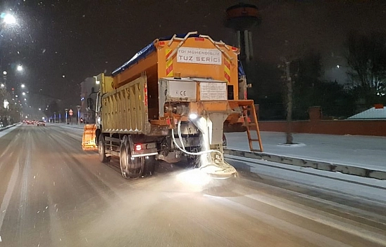 Elazığ Belediyesi kar uyarısında bulundu