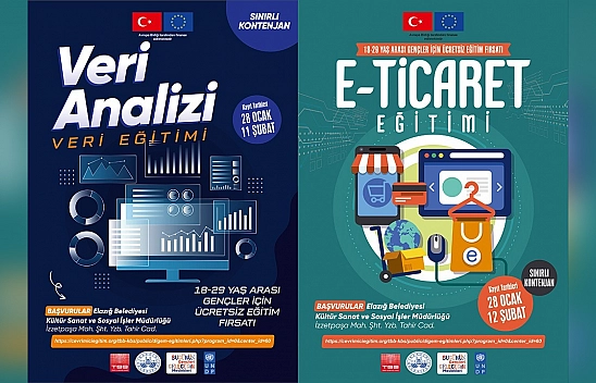 Elazığ Belediyesi'nden E-Ticaret ve Veri Analizi Eğitimleri