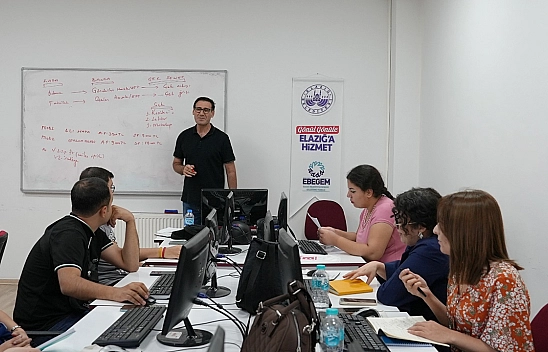 Elazığ Belediyesi'nden gençlerin mesleki gelişimlerine destek sürüyor