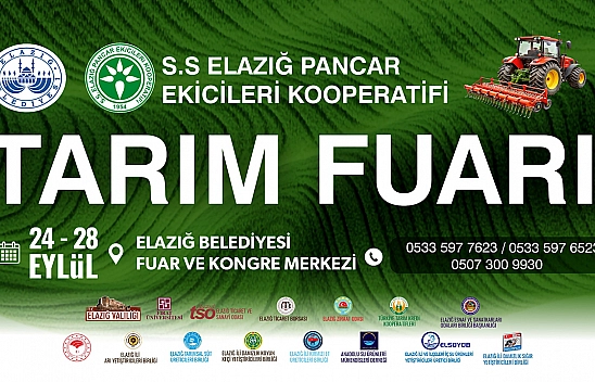 Elazığ Belediyesi Tarım Fuarı, kapılarını ziyaretçilerine açıyor