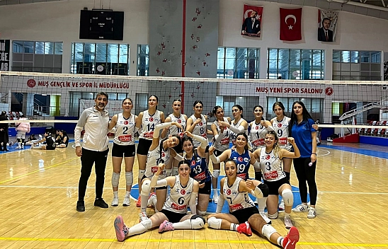 Elazığ Belediyespor Kadın Voleybol Takımı, Muş deplasmanından galibiyetle ayrıldı