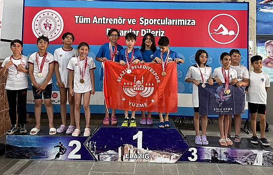 Elazığ Belediyespor Kulübü Yüzme Takımından önemli başarı