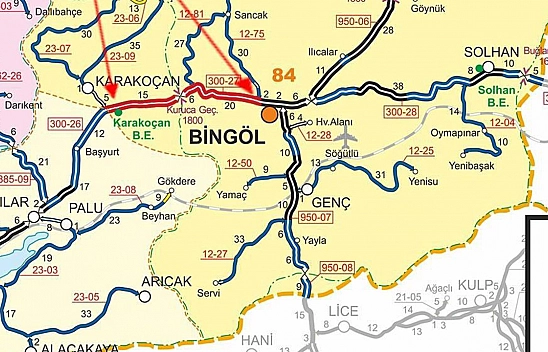 Elazığ – Bingöl karayolu ulaşıma kapandı