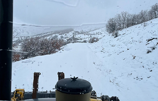 Elazığ'da 126 köy yolu ulaşıma açıldı