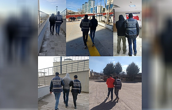 Elazığ'da 18 Şüpheli Şahıs Tutuklandı