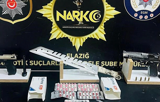 Elazığ'da 2 Uyuşturucu Taciri Yakalandı