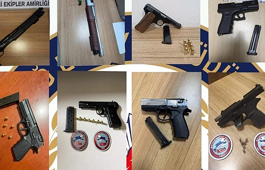 Elazığ'da 24 ruhsatsız silah yakalandı