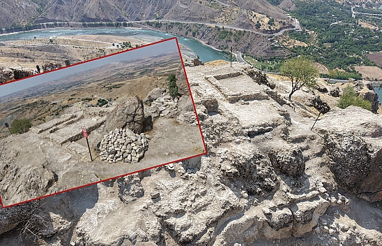 Elazığ'da 3 bin yıllık Palu Kalesi'nde Osmanlı karakolu ortaya çıkarıldı