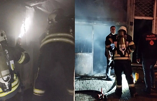 Elazığ'da 4 Ayrı Bodrumda Yangın!