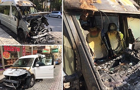 Elazığ'da 4 saatte 3 araç kundaklandı