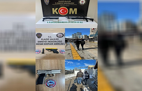 Elazığ'da 5'i Firari Hükümlü 6 Şüpheli Şahıs Tutuklandı