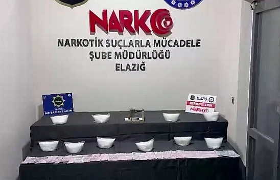 Elazığ'da 5 kilo uyuşturucu ele geçirildi: 2 tutuklama
