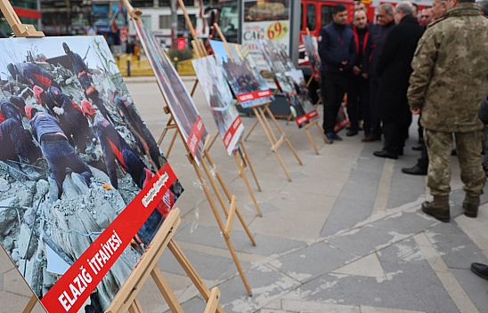Elazığ'da 6 Şubat Depremleri Konulu Fotoğraf Sergisi