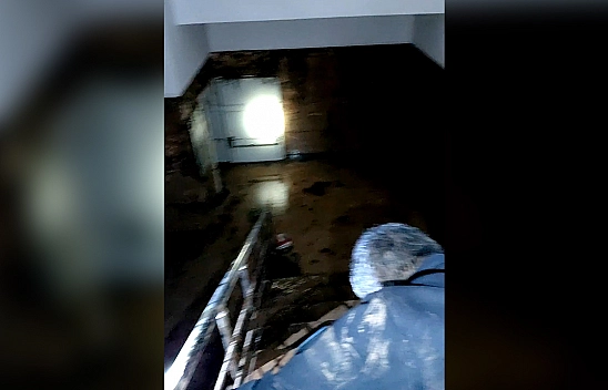 Elazığ'da 7 saatte milyonlarca litre su çekildi