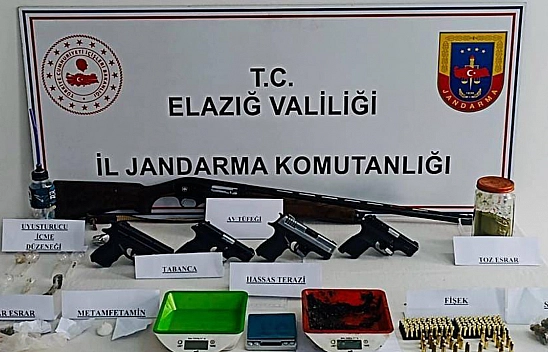 Elazığ'da 7 Uyuşturucu Taciri Yakalandı