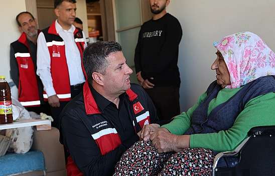Elazığ'da 84 yaşındaki Özbay çiftine 'iyilik var' desteği